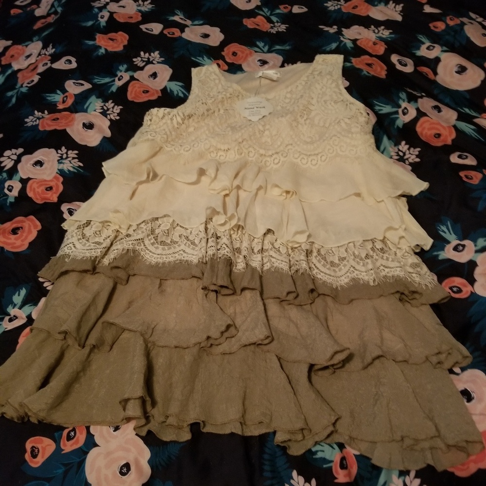 Boutique style dress above knee NWT